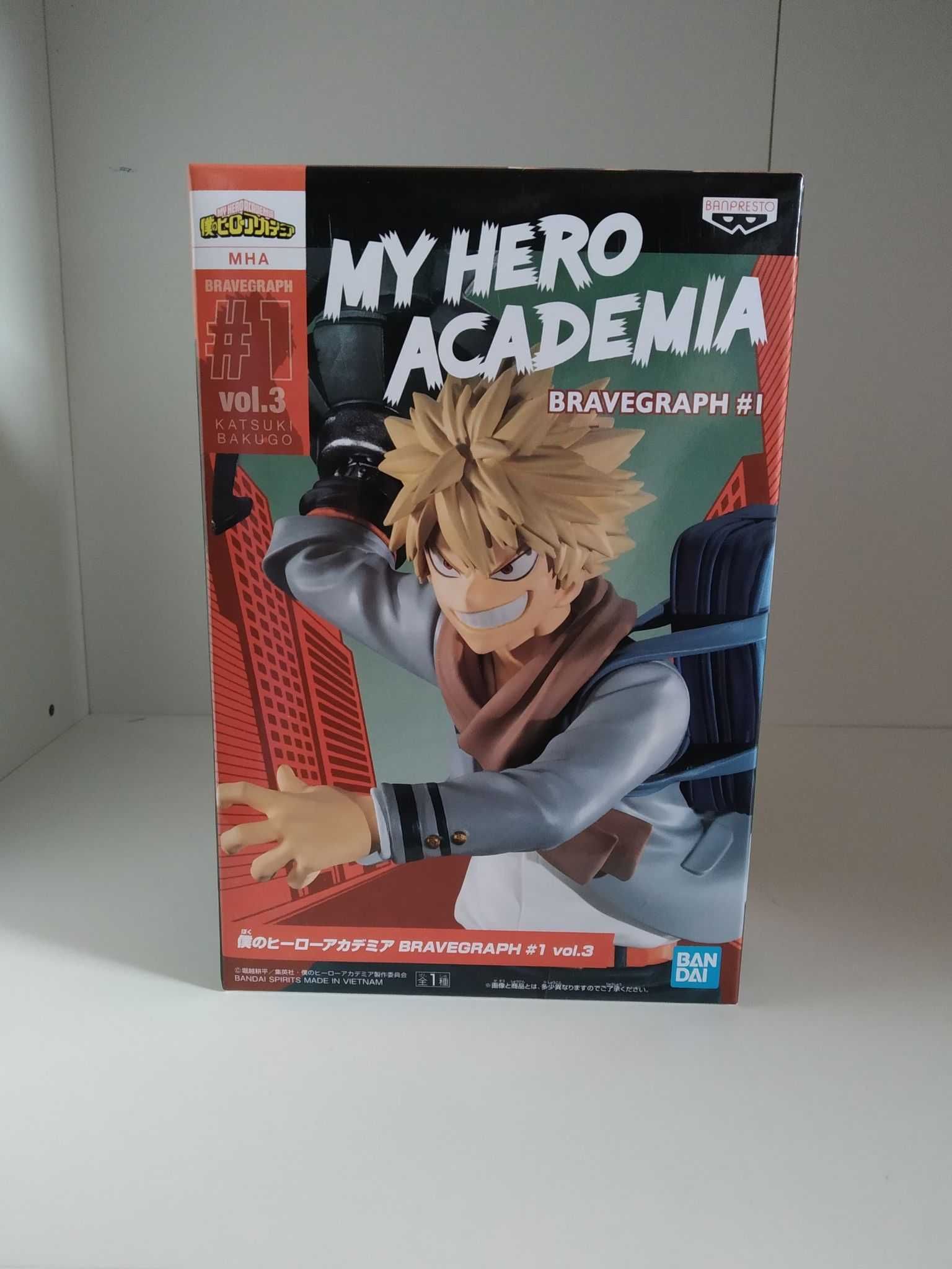 Oryginalna figurka Bakugo Katsuki Boku no Hero Academia bravegraph