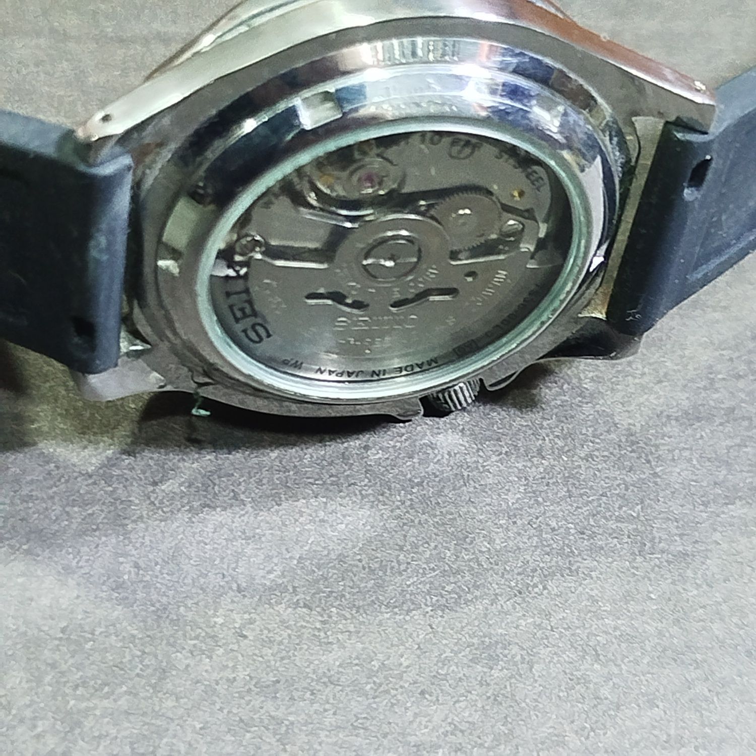 SEIKO 5 Sports Automatic Watch, 7S26-01G0, Skeleton Back, Stainless vi