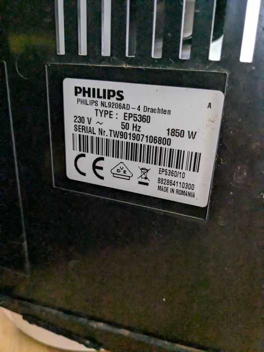 Express do kawy Philips EP 5360 automatyczny ciśnieniowy ze spieniacze