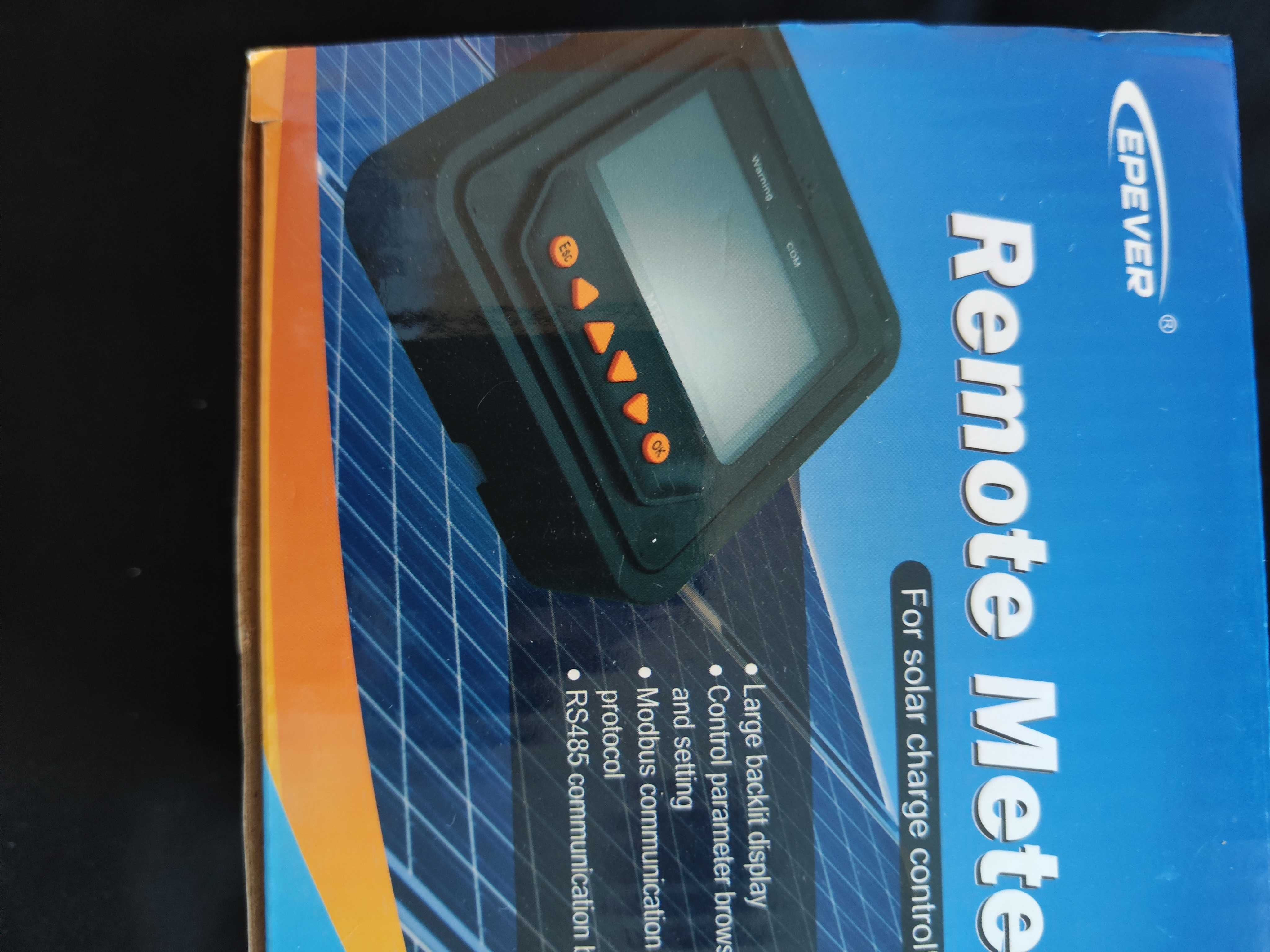 Medidor remoto de painéis solares