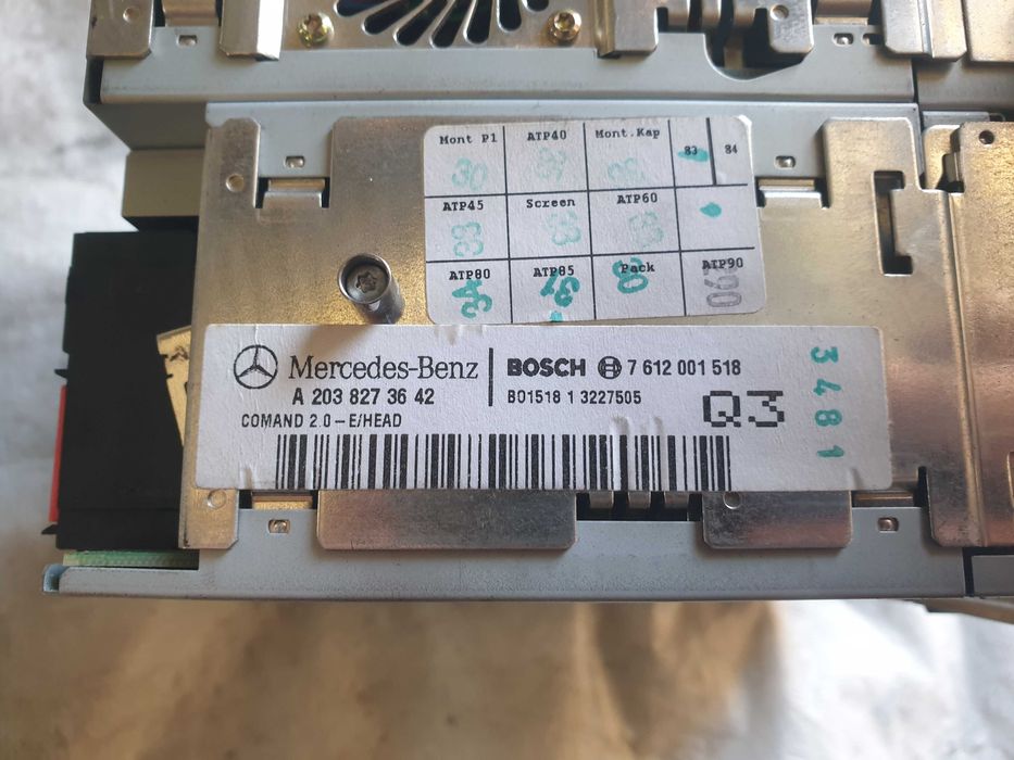 Mercedes w203 w209 radio nawigacja CD