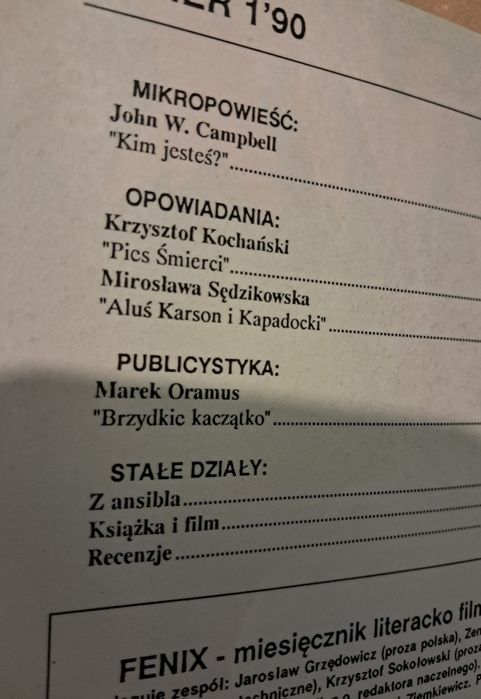 FENIX 1/90 miesięcznik