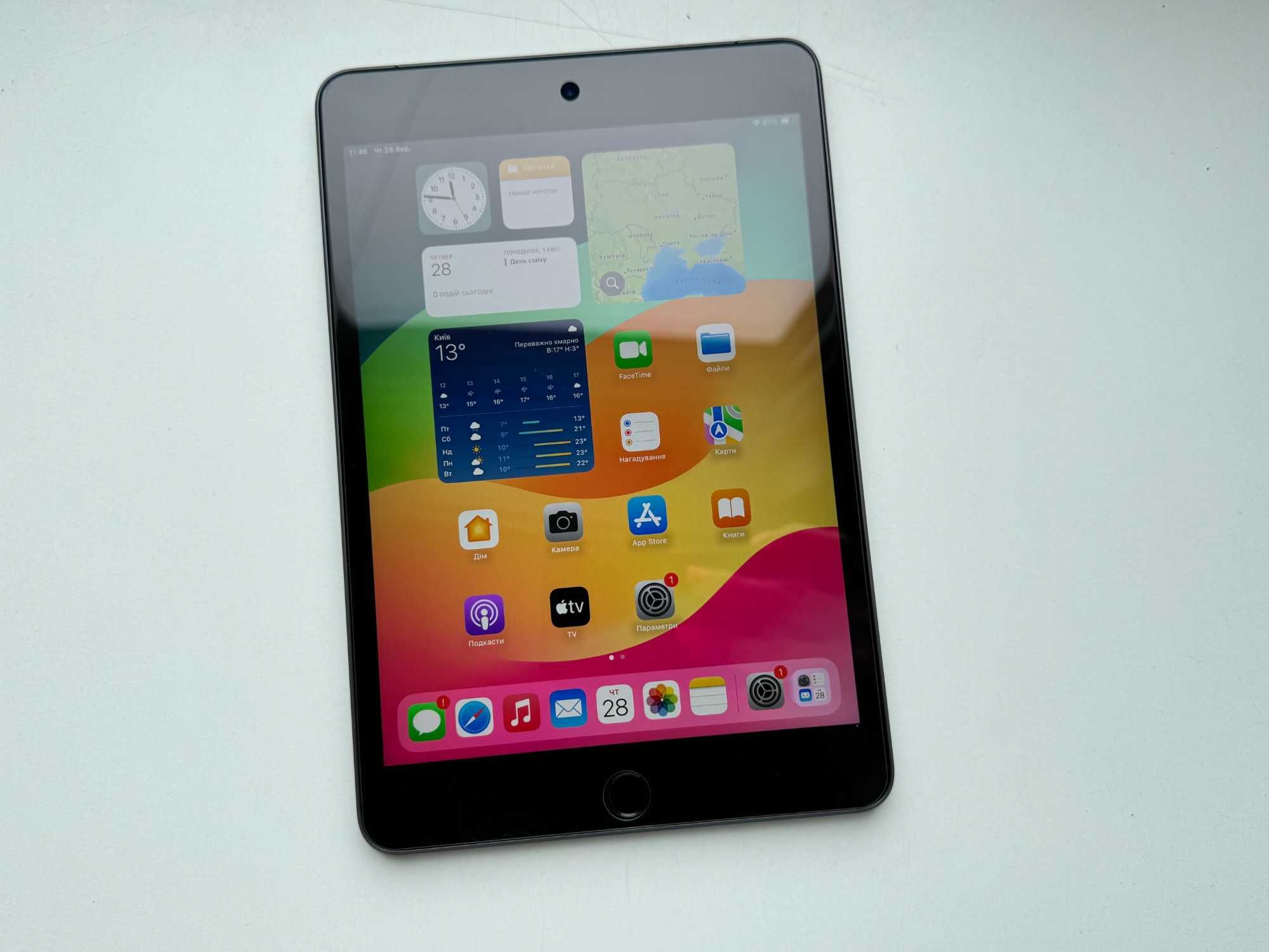 Планшет Apple iPad Mini 5 256Gb Wi-Fi + 4G Space Gray A2126 Оригінал