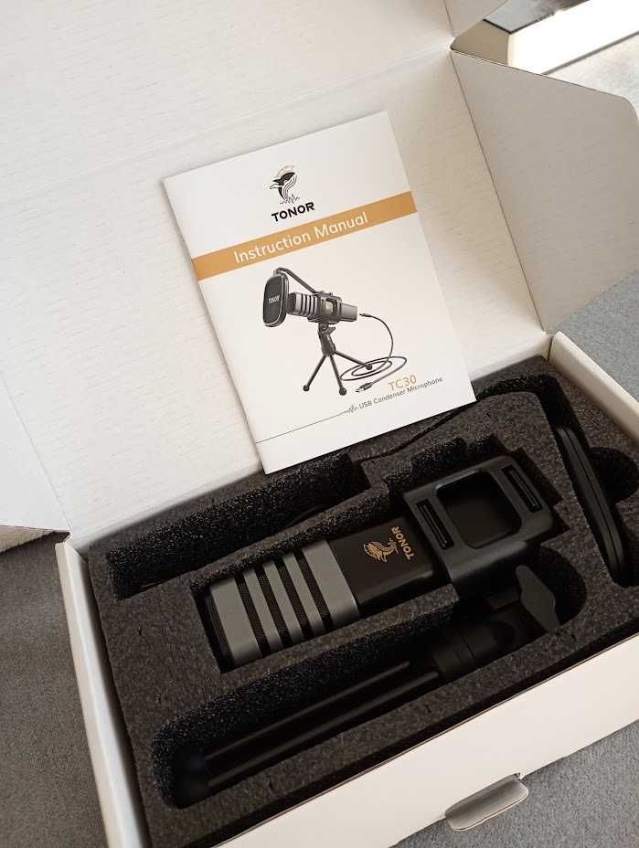 TONOR TC30 Pojemnościowy mikrofon USB do PC, laptopa podcasty, YouTube