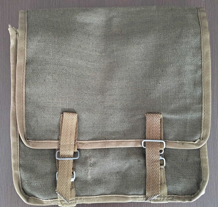 Torba wojskowa na wyposażenie, brezentowa z szelkami