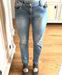 Jeansy spodnie jeansowe Dsquared2 Dsquared rurki pasowane zgrabne