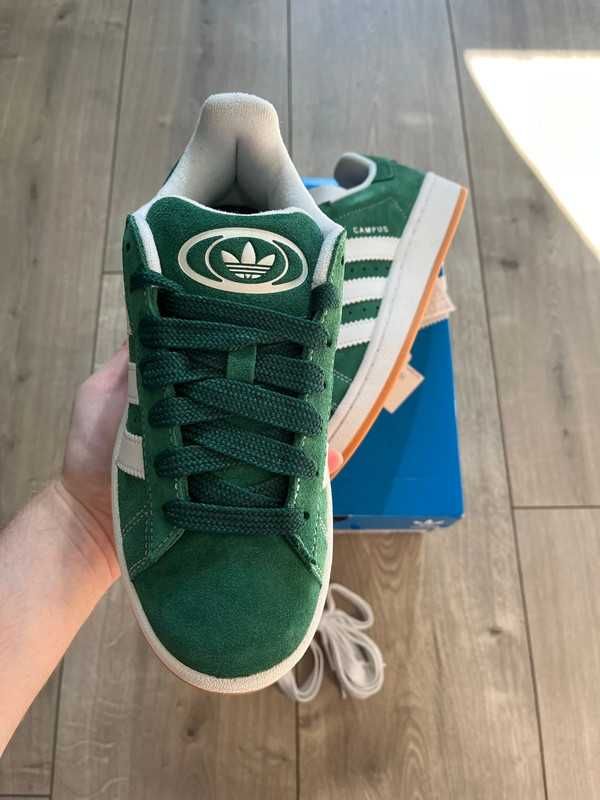 adidas Campus 00s Dark Green Cloud White 38