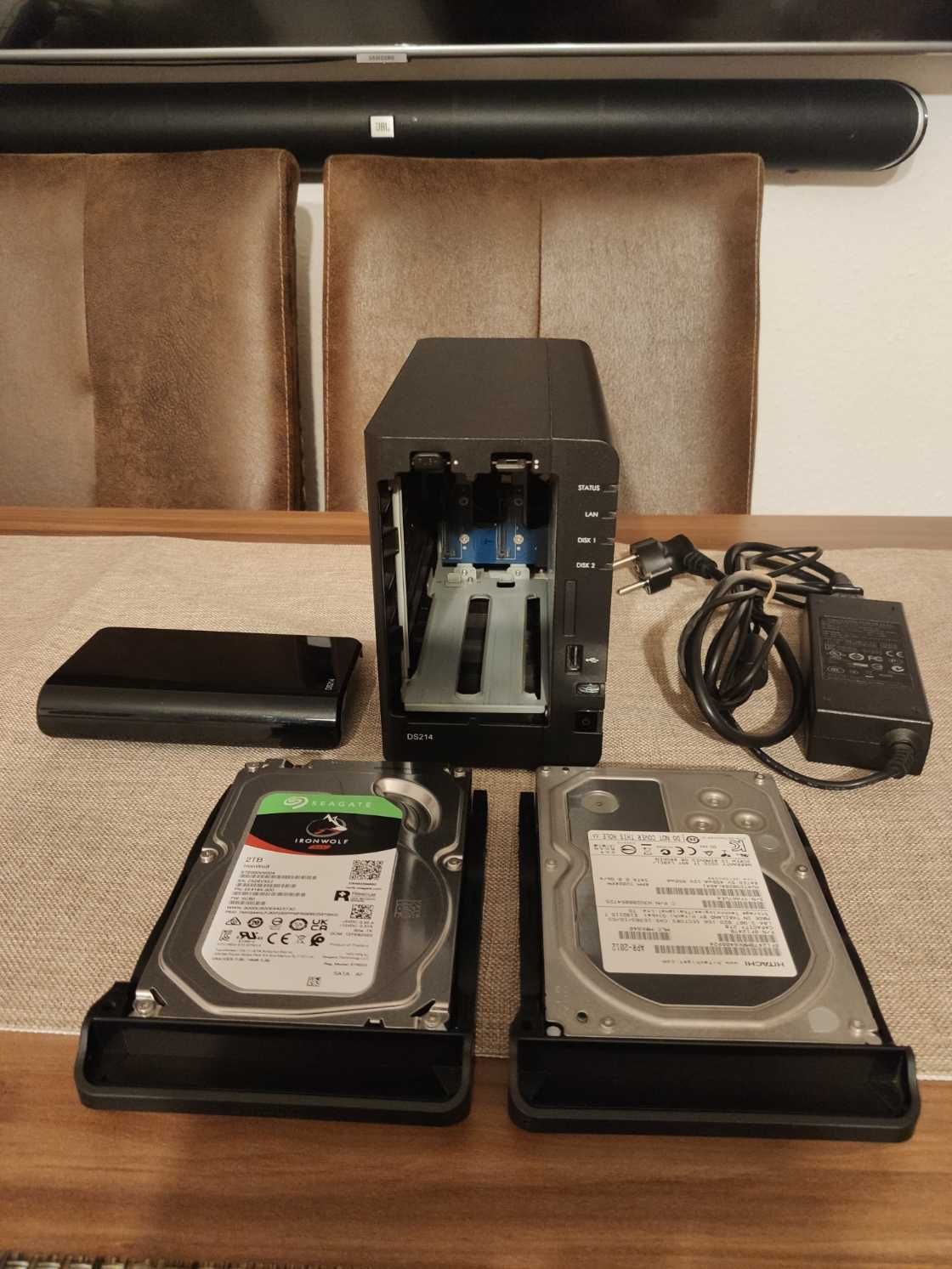Synology DS214 + HDD 2 x 2 TB - Serwer NAS - Dyski sieciowe - CHMURA