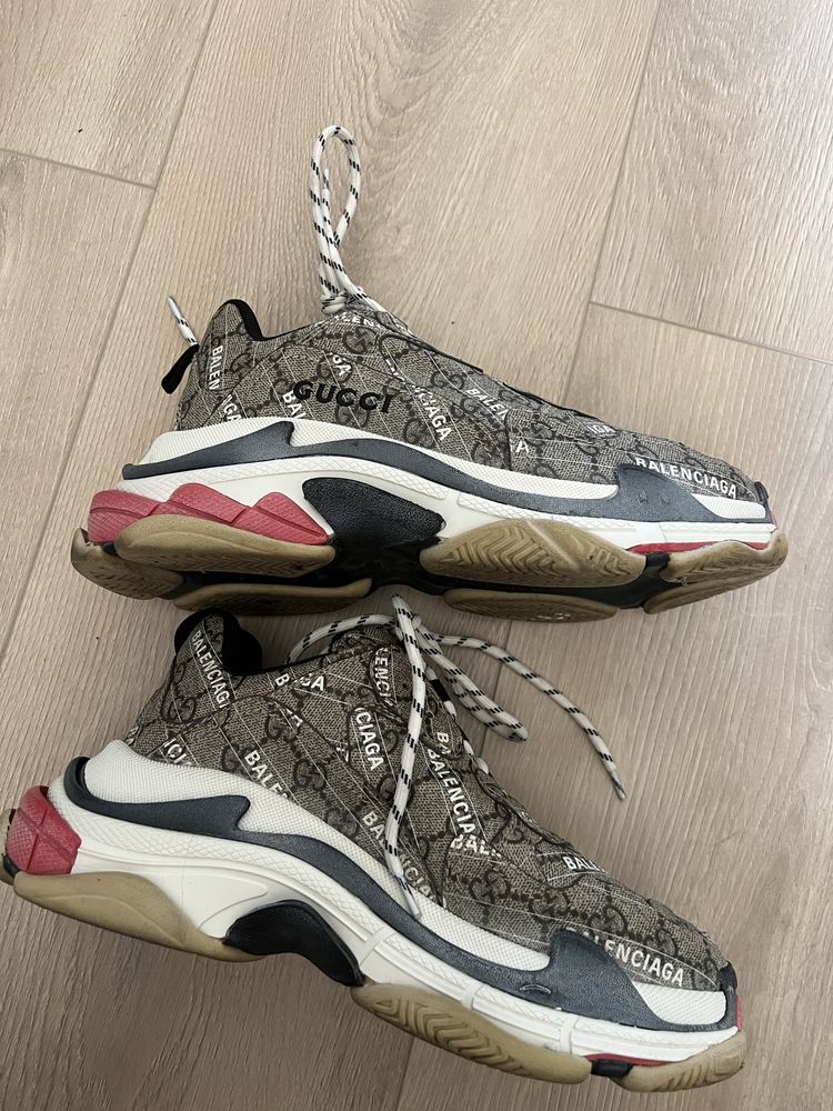 Buty Balenciaga x Gucci triple s limited edition unisex
