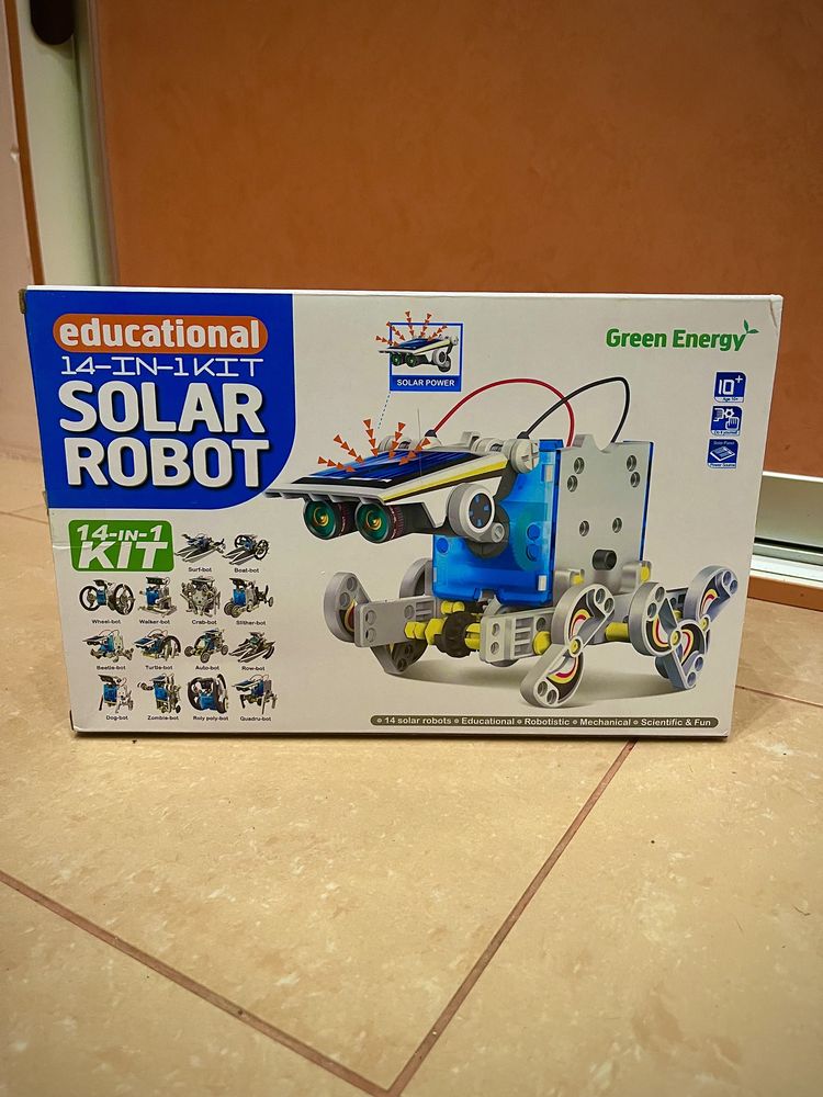 Конструктор на сонячних батареях Educational Solar Robot Kit 14 в 1