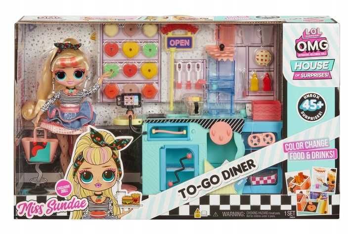 L.O.L. SURPRISE - Lalka Miss Sundae Zestaw AM- Diner 119449EUC