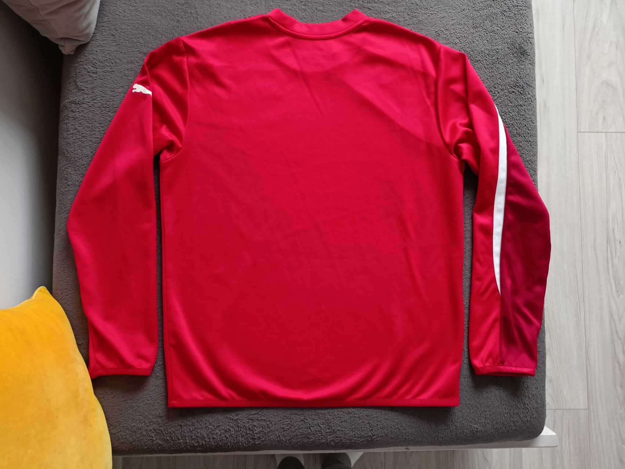 Męska bluza treningowa PUMA - czerwona, rozmiar M (na oko nawet L)