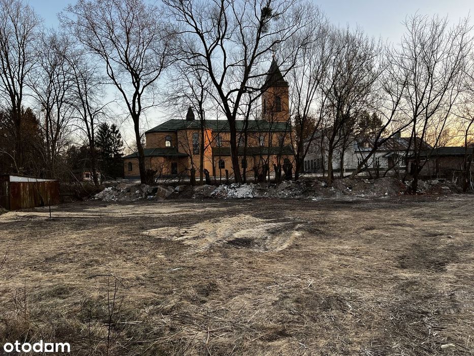 1200m2 Konstancin z pozw. na budowę, projektem, wszystkie media