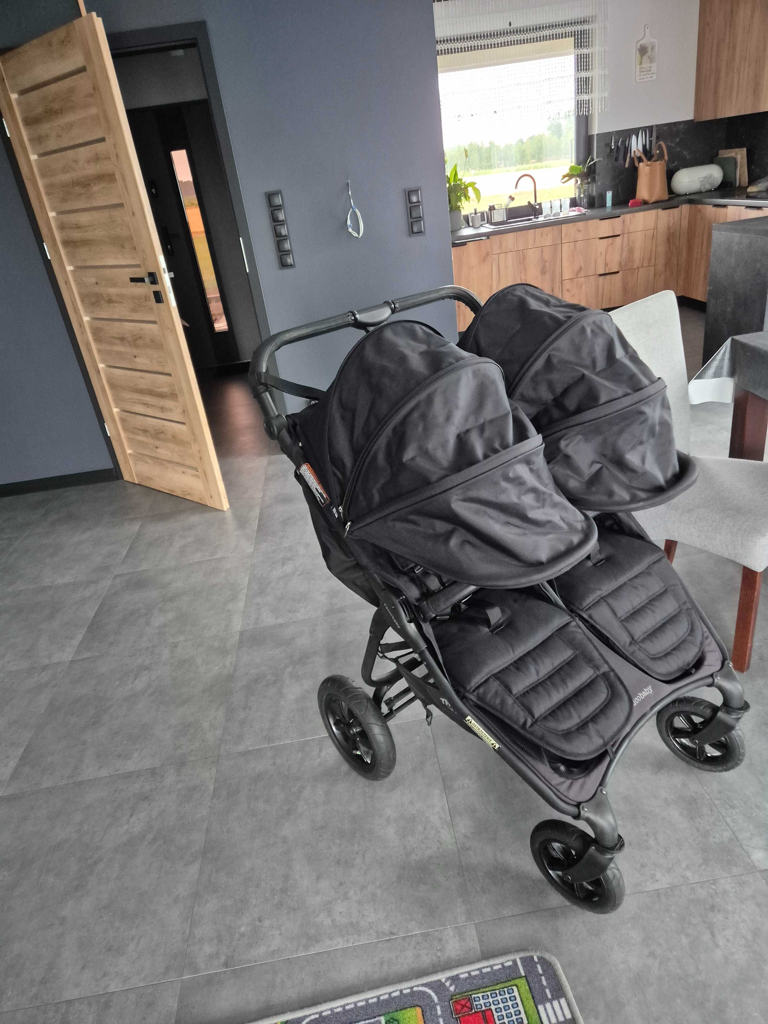Wozek ,spacerówka, rok po roku, dla bliźniaków valco trend duo sport