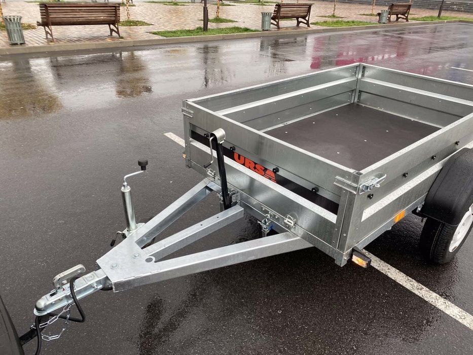 Оцинкованный усиленный, легковой, бортовой, прицеп