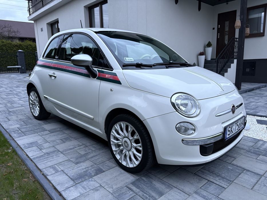 Fiat 500 1.2 by Gucci, prywatne, bezwyp. krajowy, skóry, ładny, klima