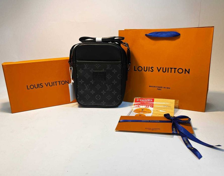 LOUIS VUITTON męska torba Listonoszka, skóra, Francja 210