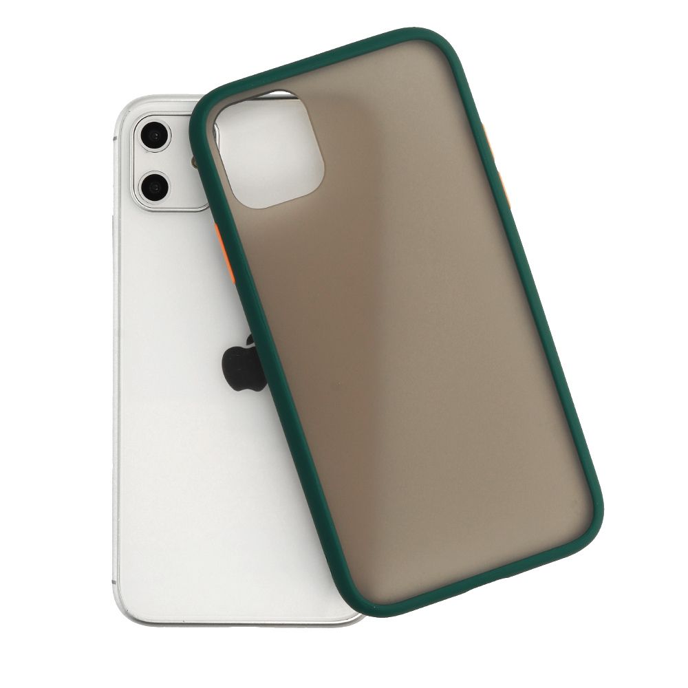 Vennus Color Button Bumper Do Iphone 12 Mini Zielony