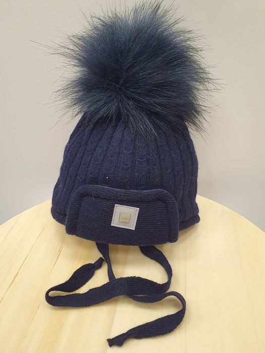 Jamiks nowa czapka wełna kaszmir angora r. 46 ciepła zimowa