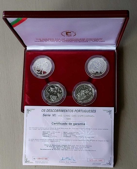 Coleção Descobrimentos Portuguesas Vl Série de 1995