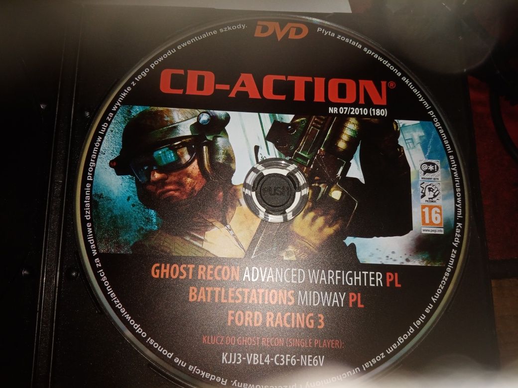 CD-ACTION 7/2010 #180 Ghost Recon: AW Battlestations Midway Ford Racin