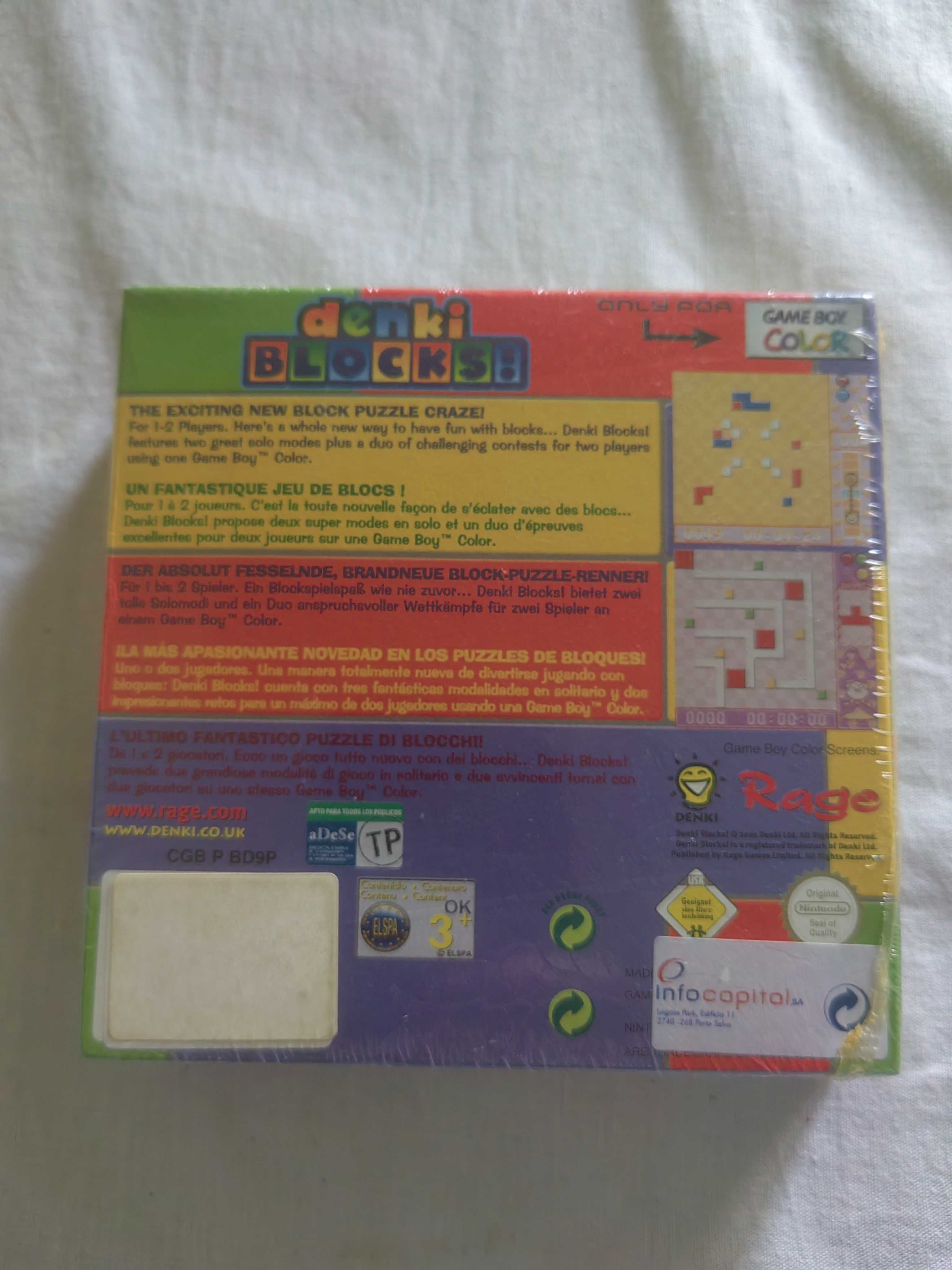 jogo game boy color novo