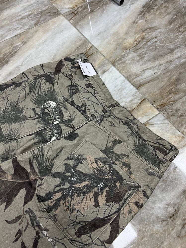Широкі realtree шорти джинсові BAGGY fit широкие риалтри шорты реп sk8