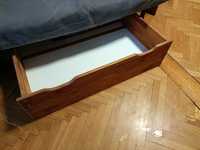 Drewniana szuflada pod łóżko