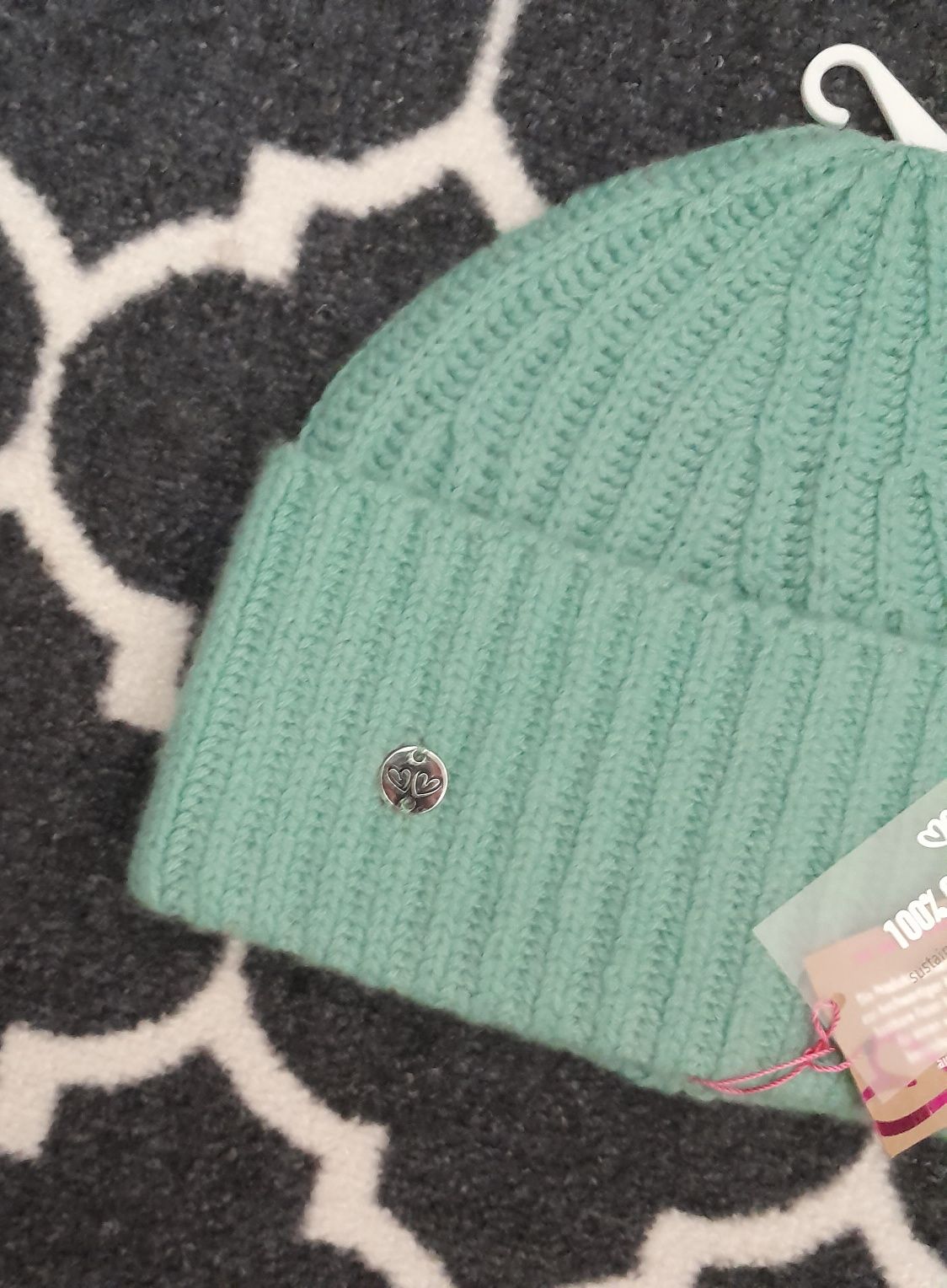 Czapka 100% kaszmir Zwillingsherz kaszmirowa zimowa damska cashmere