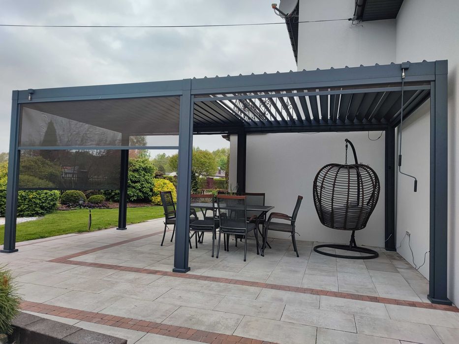 -10% Pergola Ogrodowa Aluminiowa 4x4 Zadaszenie Tarasu Cała Polska