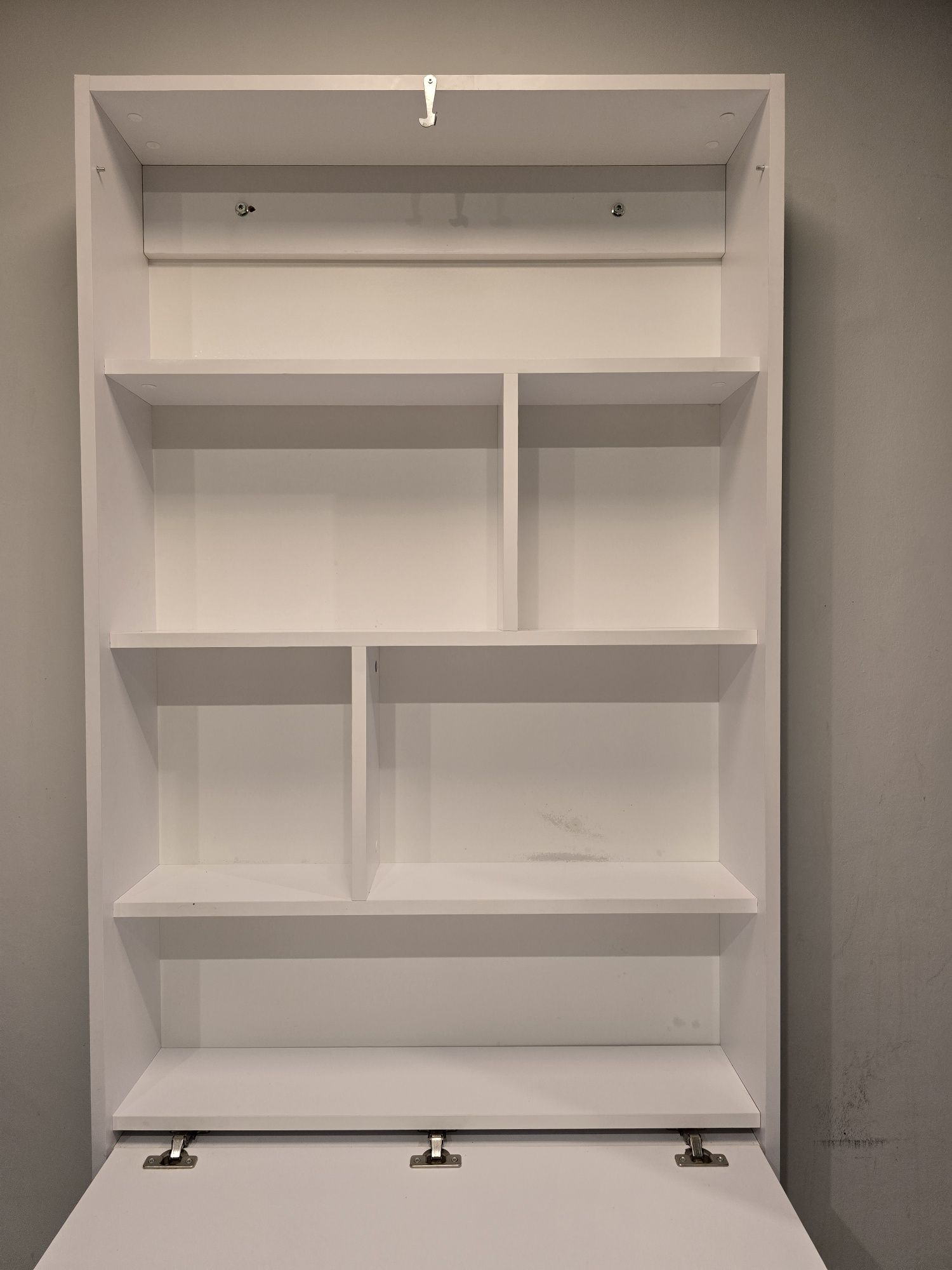 Stół, regał, szafka rozkładana 130x80 cm biały mat TAB biały - bromark