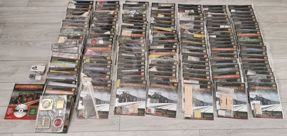 Lokomotywa parowóz S3/6 Br18 Eaglemoss Deagostini 1:32 komplet do złoż