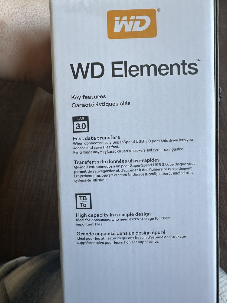 Внешний жесткий диск WD Elements Desktop 14 TB usb 3.0