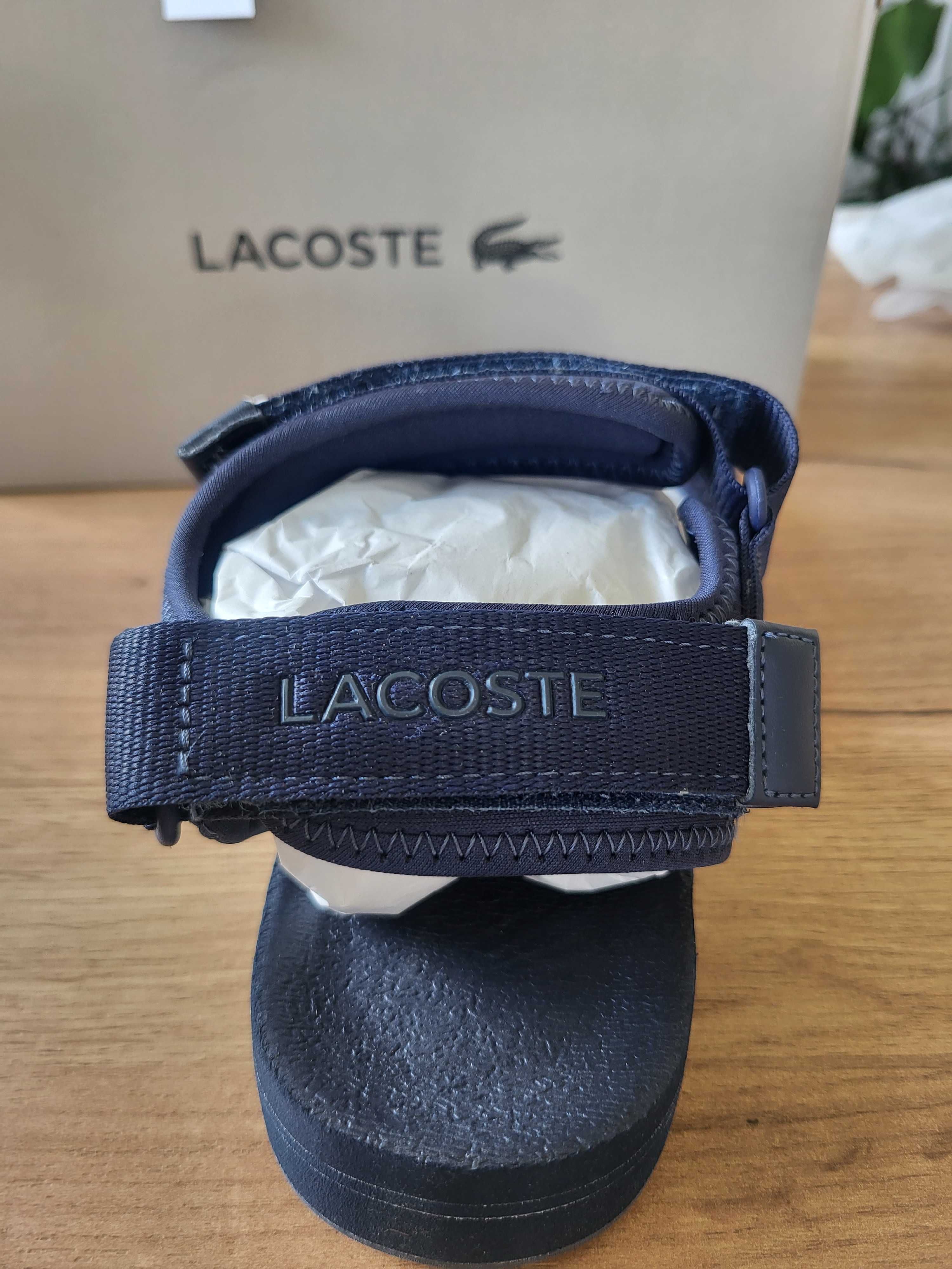 Sandały klapki Lacoste rozmiar 39,5 oraz 43