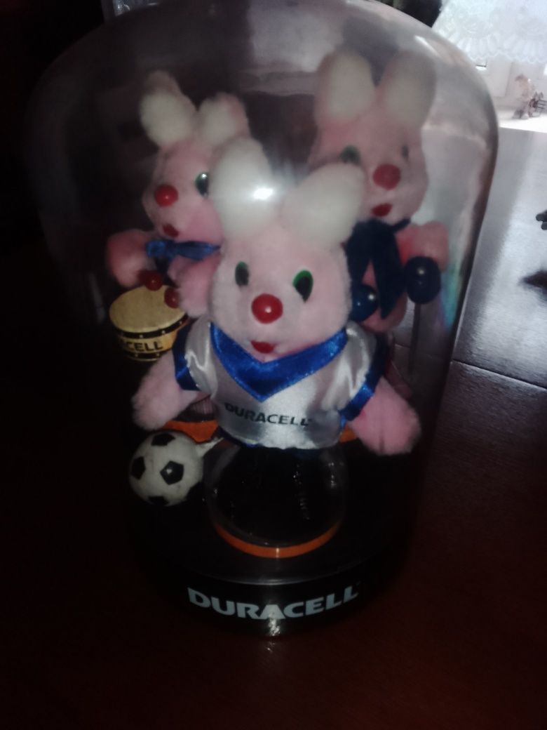 3 maskotki króliczki podświetlane Duracell