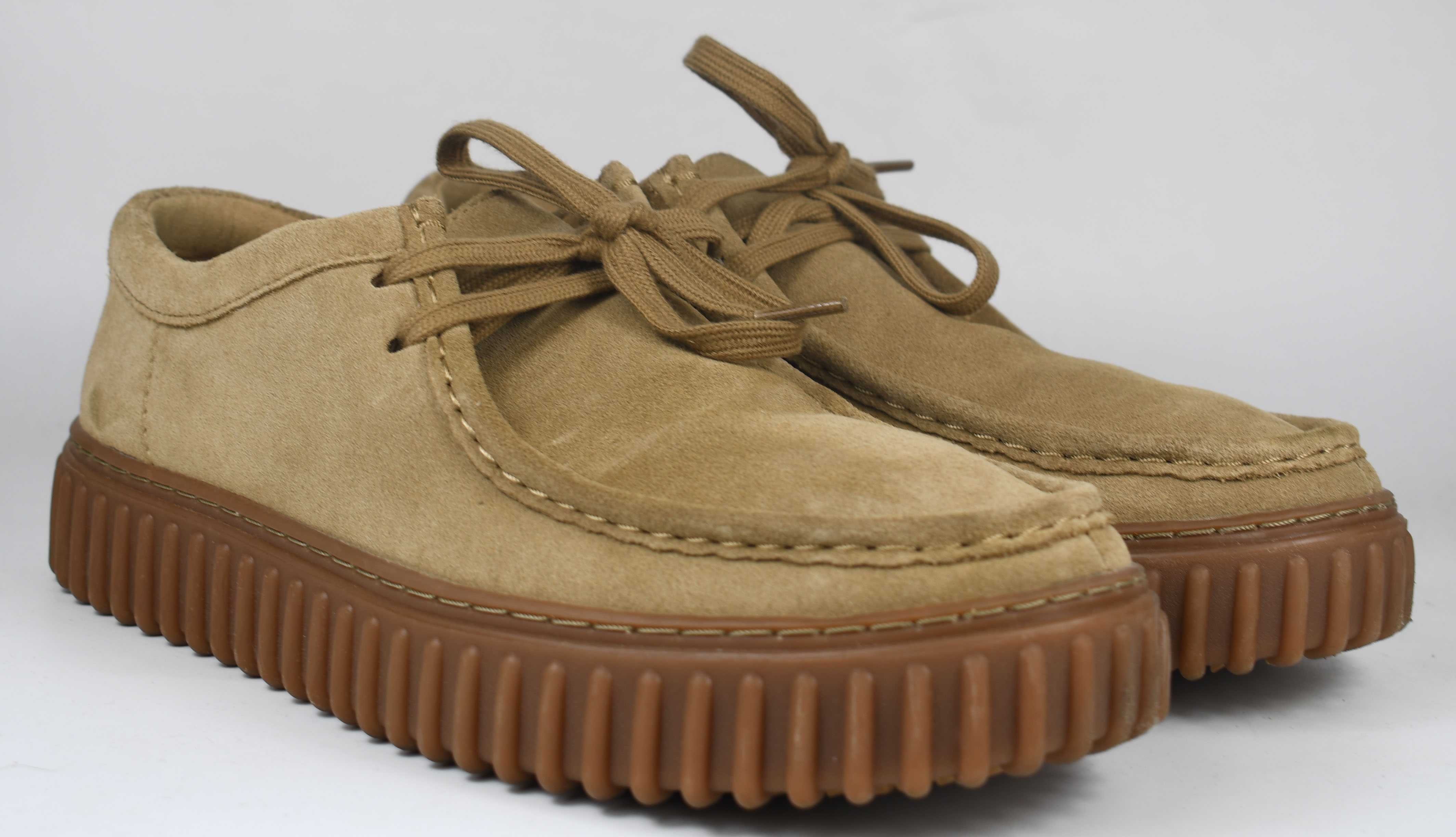 Jak nowe zamszowe mokasyny Clarks rozmiar 41