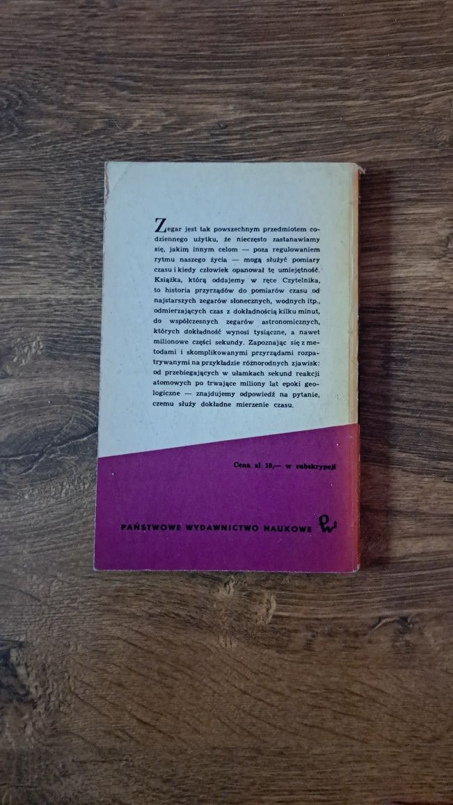 Omega czas i jego pomiary Fryderyk Zawielski