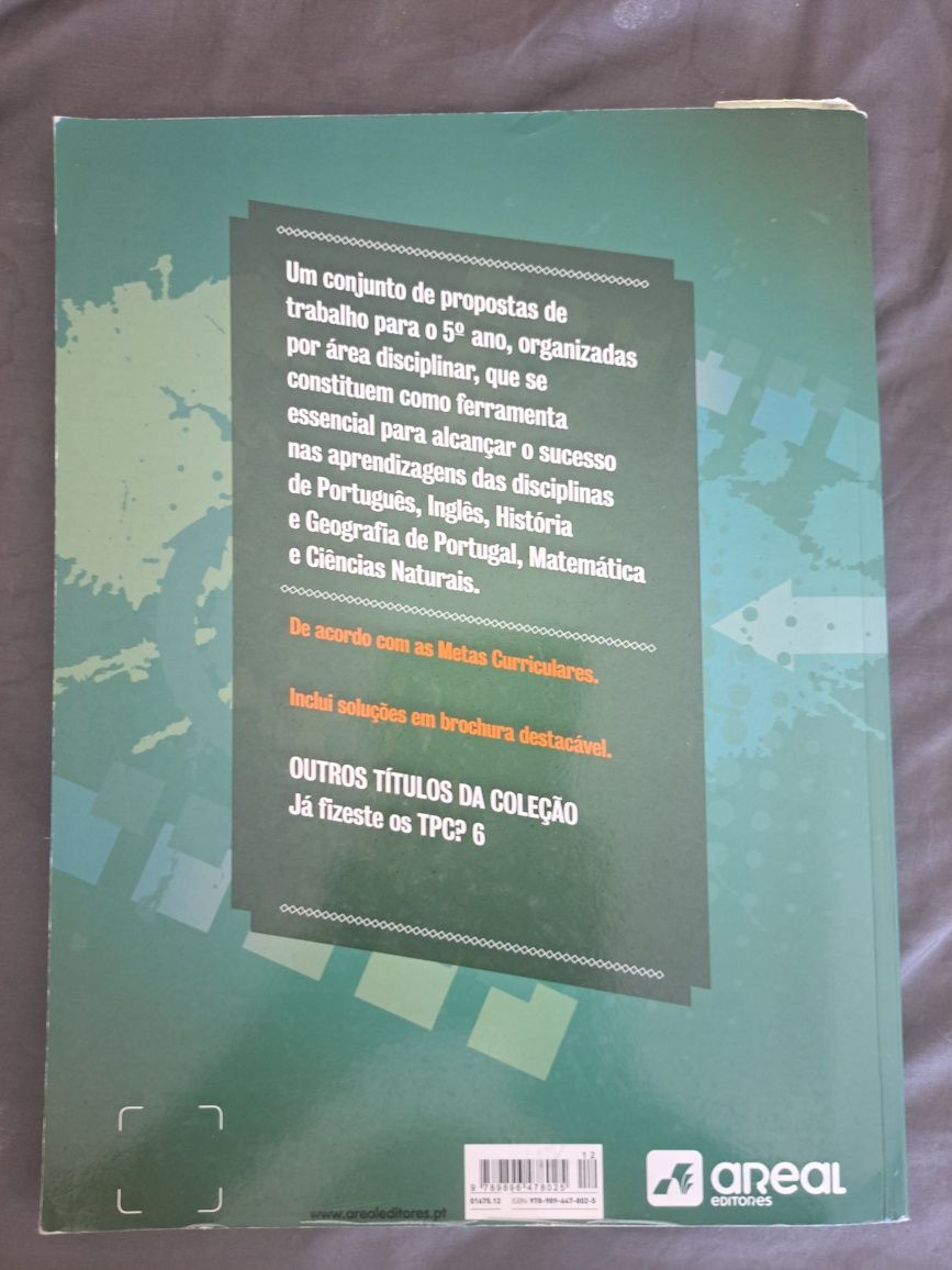 Livro Já fizeste osTPC 5 ano?