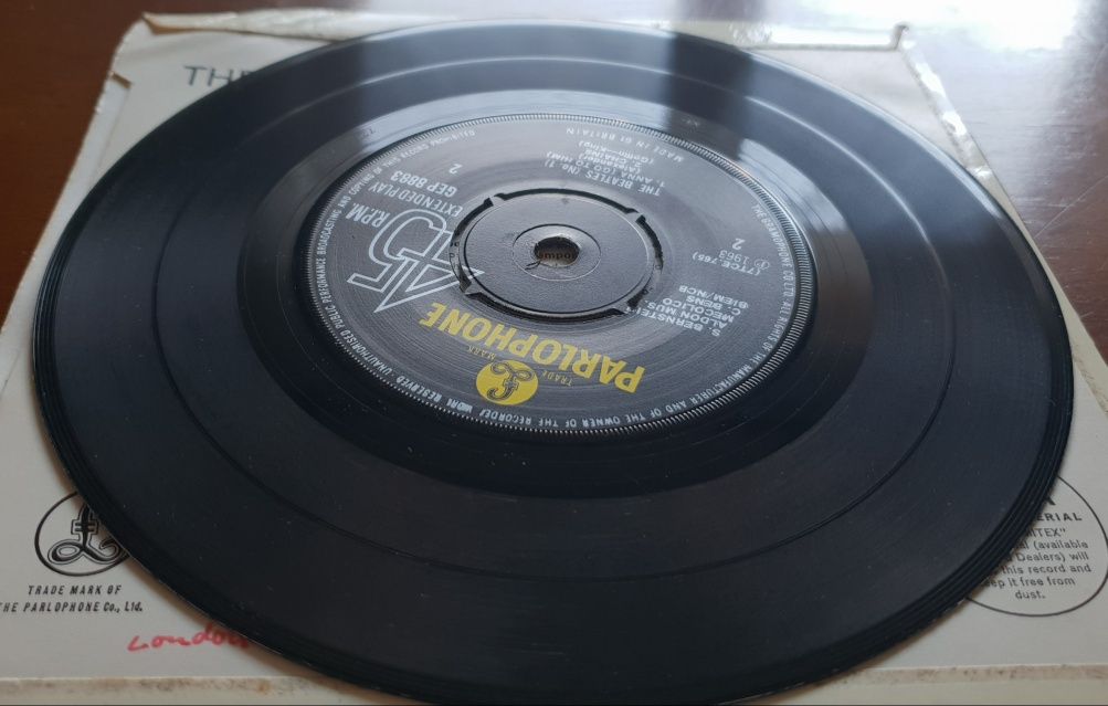 The Beatles vinyl singiel No.1 winyl