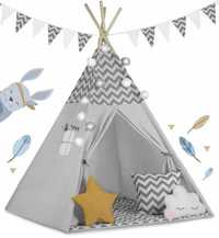 TIPI namiot dla dzieci TEEPEE Girlanda Poduszki