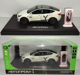 Tesla Model Y модель 1:26 ТМ Автопром металлическая звук свет