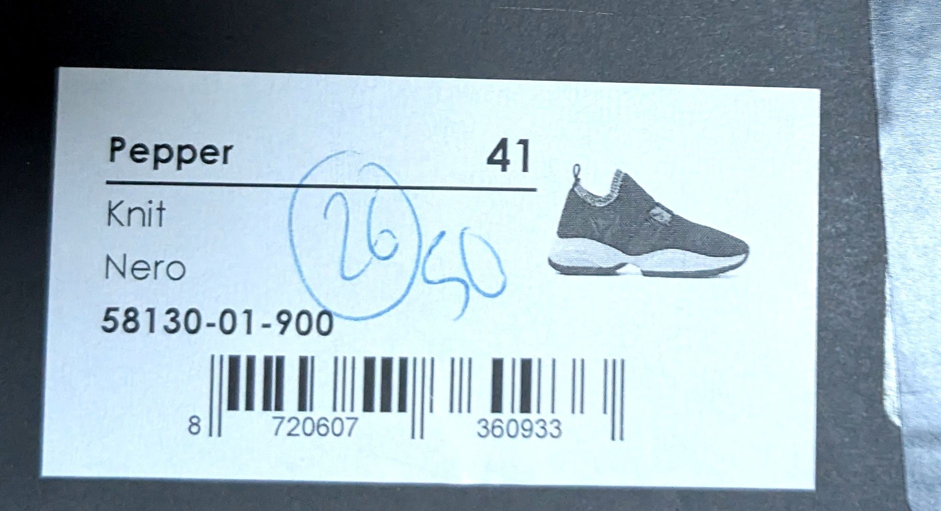 Via Vai sneakersy Pepper Nero rozm. 41