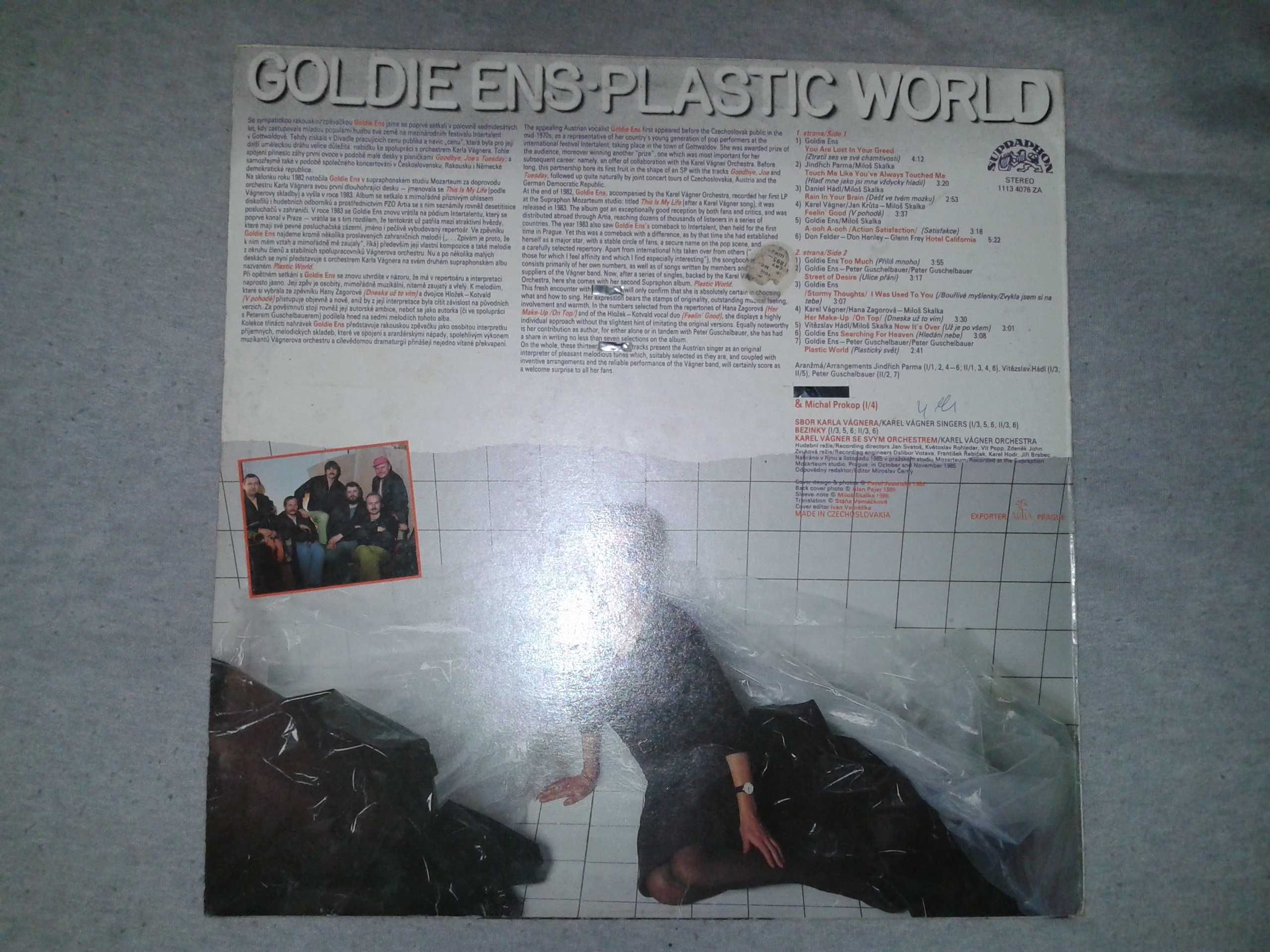 Пластинка Goldie Ens - Plastic World