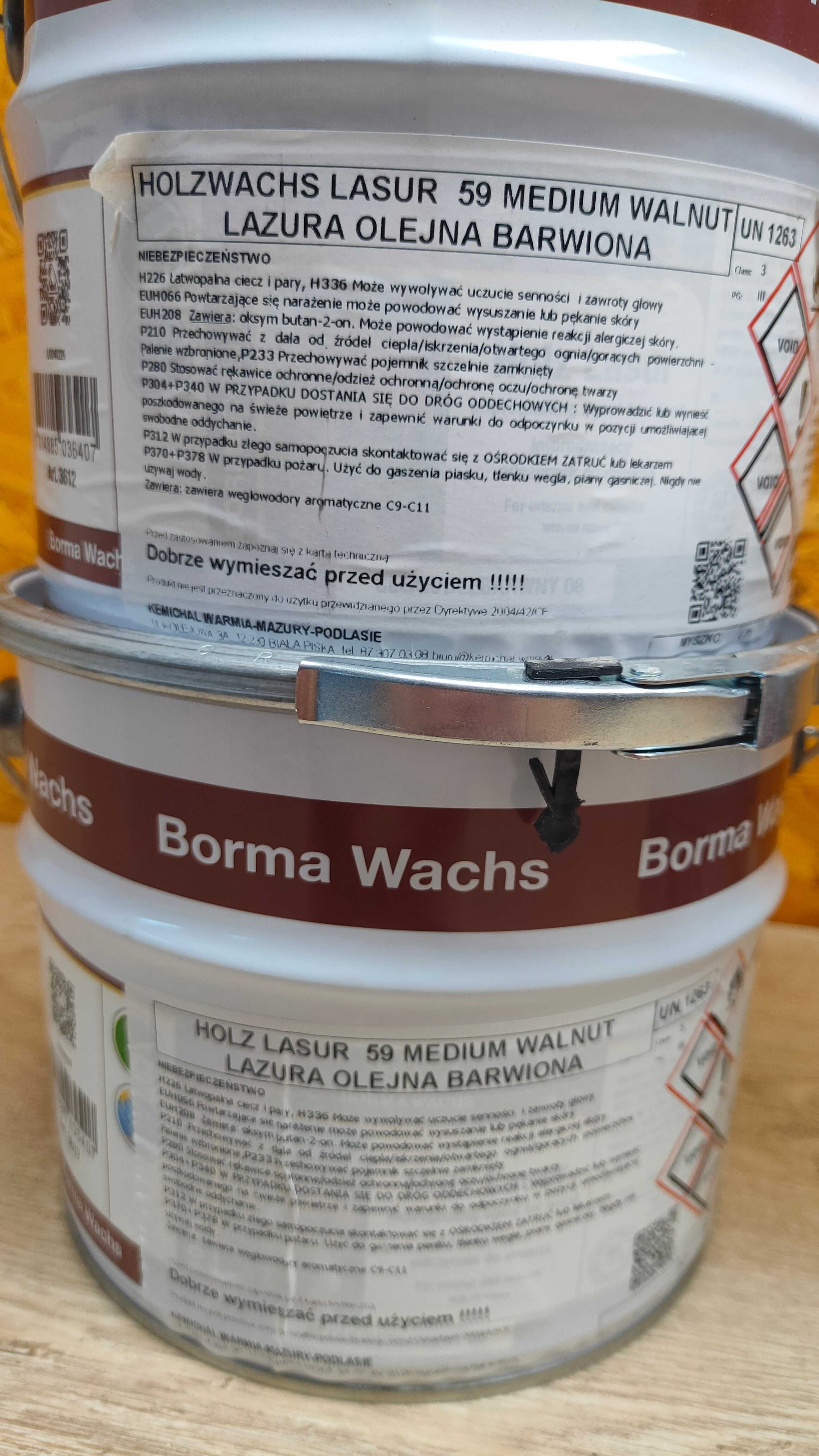 Sprzedam 4 puszki 2.5l "Borma Wachs"