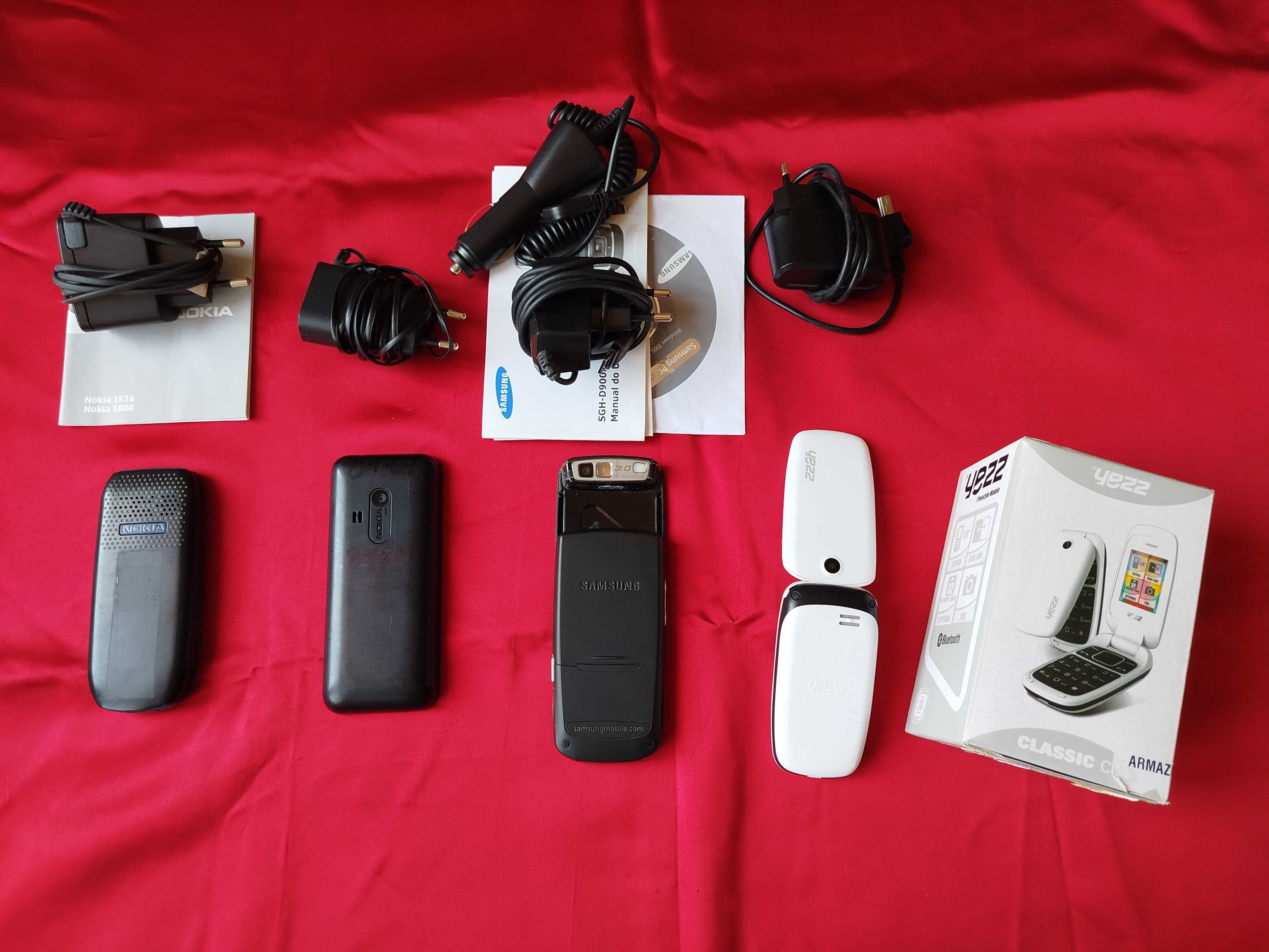 4 Telemóveis para coleção ou peças