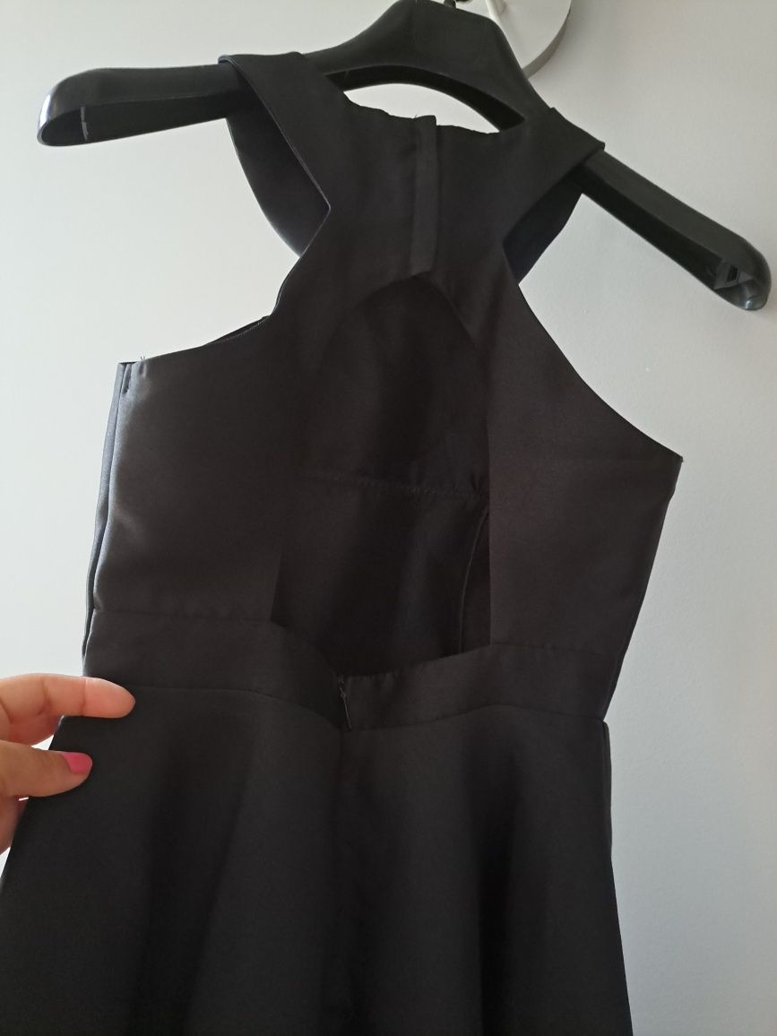 Vestido de cerimónia preto S