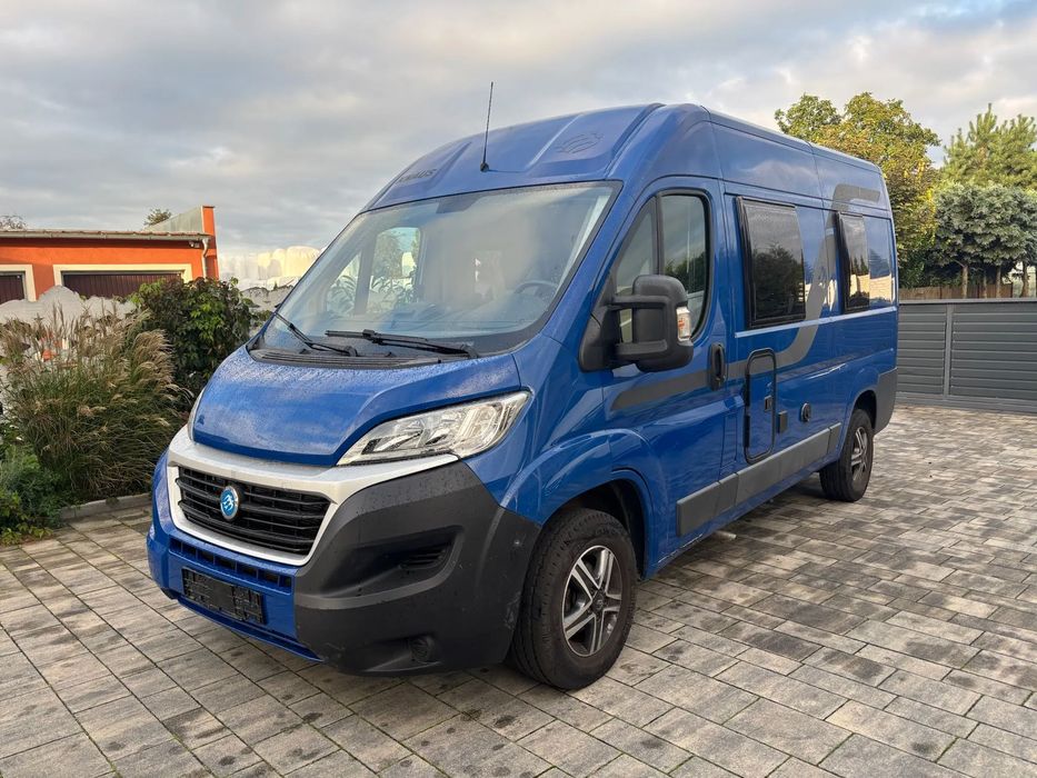 Fiat Ducato  KAMPER KNAUS Świeżo sprowadzony z Niemiec! WC Kuchnia Kamera Hak TRUMA
