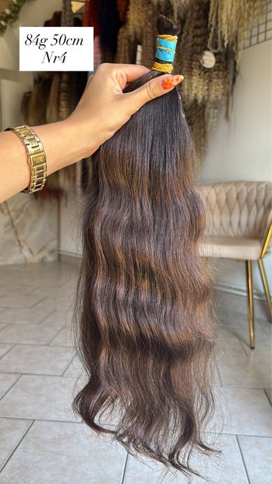 Naturalne Włosy dziewicze