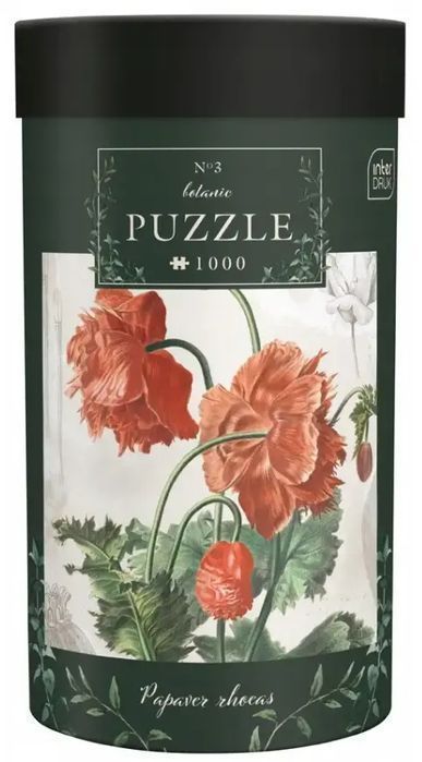 Puzzle 1000 elementów. Botanic Poppy. Interdruk Puzzle