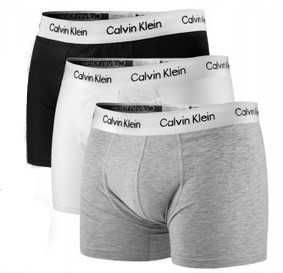 3-Pack Bokserki męskie Calvin Klein 3 Pary 3 Kolory XL